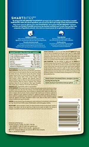 FELINE GREENIES SMARTBITES Hairball Control Natural Treats for Cats Tuna Flavor 2.1 oz.