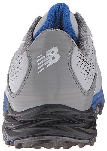 New Balance Men's NBG2004 Waterproof Spiked Comfort Golf Shoe, Grey/Blue, 12 M US