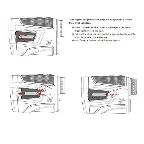 CaddyTek Golf Laser Rangefinder with Pin Seeking and Slope Compensate Distance, CaddyView V2+Slope