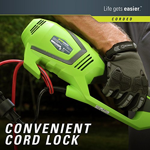 Greenworks 18-Inch 10 Amp Corded String Trimmer (Attachment Capable) 21142