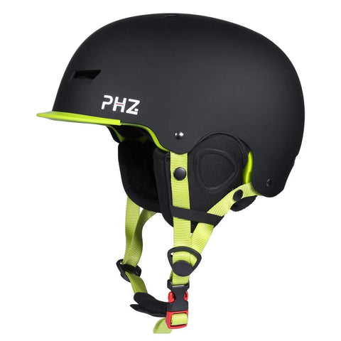 PHZ. Ski Helmet, Snowboard Helmet - Adjustable Venting, Goggles and Audio Compatible, Removable Liner and Ear Pads, Safety-Certified Snow Sports Helmet for Men, Women & Youth