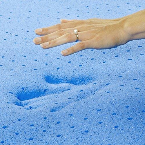 Classic Brands Cool Gel Ventilated Gel Memory Foam 8-Inch Mattress, Short Queen