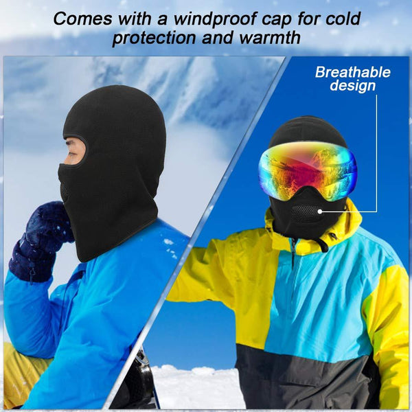 Zacro Ski Goggles -Large Spherical Framless Snowboard Goggles for Men and Women,OTG Double Lens Goggles for Skiing, Snowboarding, Snowmobile, 100% UV400 Protection and Anti-fogging, Red