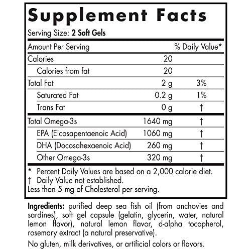 Nordic Naturals - EPA Xtra, Promotes Mood and Heart Health, and Optimal Immune Function, 60 Soft Gels