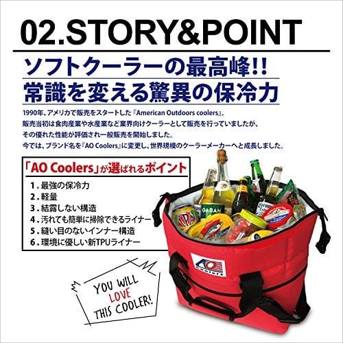 AO Coolers Original Soft Cooler with High-Density Insulation, Navy Blue, 24-Can