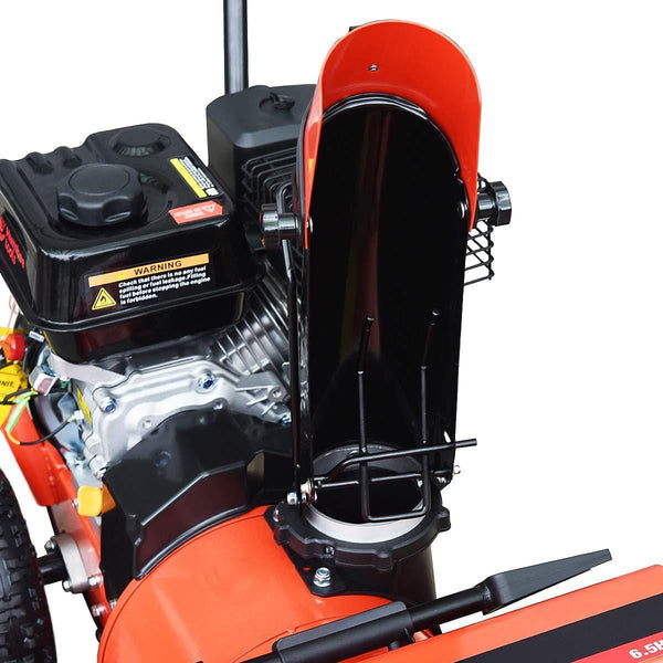 HUMBEE Tools SB2-20156M Two Stage Gas Snow Thrower with Manual Start Engine, 20" Wide Intake