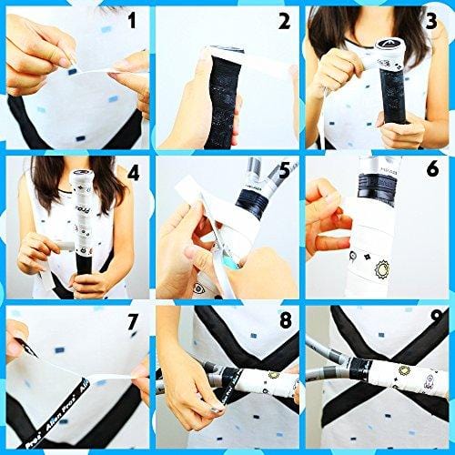 Alien Pros Tennis Grip Tape for Rackets – Precut and Dry Feel Overgrips – Replacement for Old Overwraps – Wrap Your Racquet for High Performance (3 Grips, Neon Orange) [product _type] Alien Pros - Ultra Pickleball - The Pickleball Paddle MegaStore