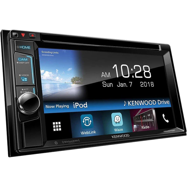 Kenwood DDX575BT in-Dash 2-DIN 6.2" Touchscreen DVD Receiver with Waze, Spotify, Pandora, and YouTube Integration via Weblink