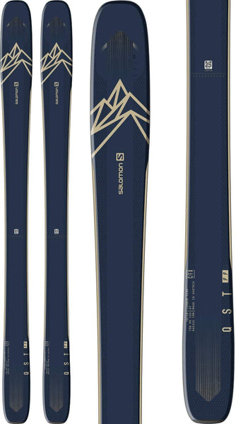SALOMON QST 99 Skis Mens Sz 181cm Dark Blue