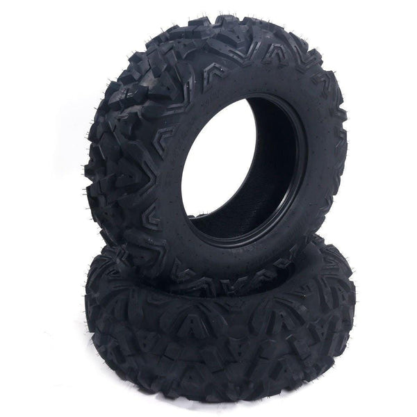 Set of 4 All Terrain Tubeless ATV UTV Tires 25x8-12 Front & 25x10-12 Rear 6PR, Deep Mud, Powerful, Durable, of Performance