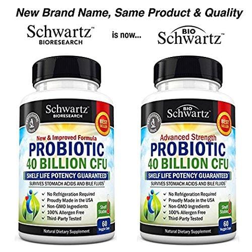 Probiotic 40 Billion CFU. Guaranteed Potency until Expiration - Patented Delay Release, Shelf Stable - Lactobacillus Acidophilus - Gluten Dairy Free for Women Men - No Refrigeration - Digestive Health