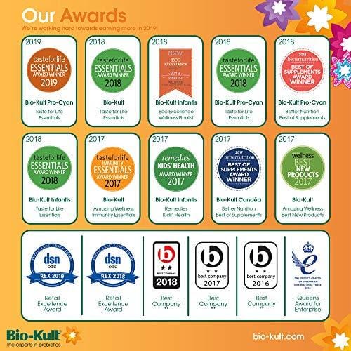 Bio-Kult Advanced 14 Strain Probiotic Supplement  - Probiotics for Maintaining Healthy Digestive and Immune Systems - Pack of 120 Capsules