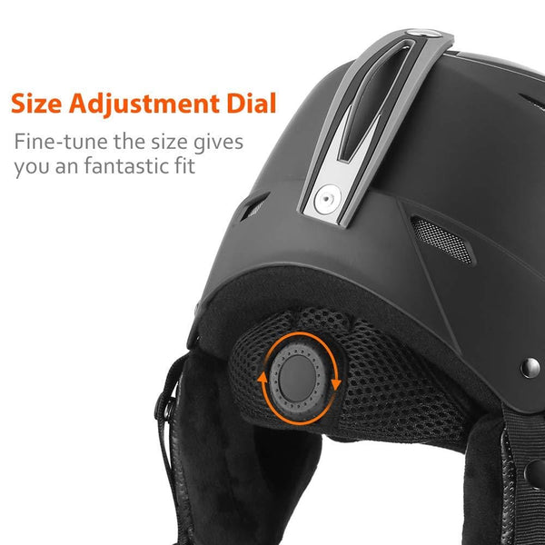 PHZ. Ski Helmet, Snowboard Helmet - Adjustable Venting, Goggles and Audio Compatible, Removable Liner and Ear Pads, Safety-Certified Snow Sports Helmet for Men, Women & Youth