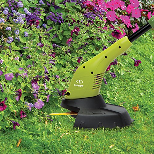 Sun Joe SB602E 11.5-Inch 4.5 Amp Electric SharperBlade 2-in-1 Stringless Lawn Trimmer, Green