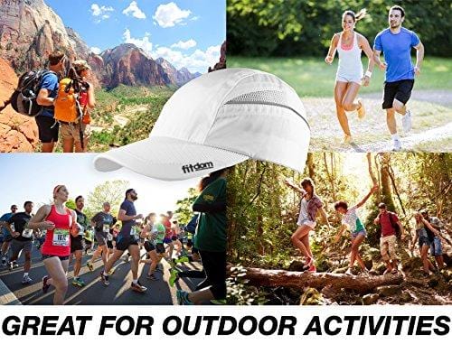 Fitdom Lightweight Sports Cap for Men and Women, One Size Fits All Even with a Ponytail, All Season Performance Hat for Running, Walking, Hiking, Marathon, Tennis, Golf & More [product _type] Fitdom - Ultra Pickleball - The Pickleball Paddle MegaStore