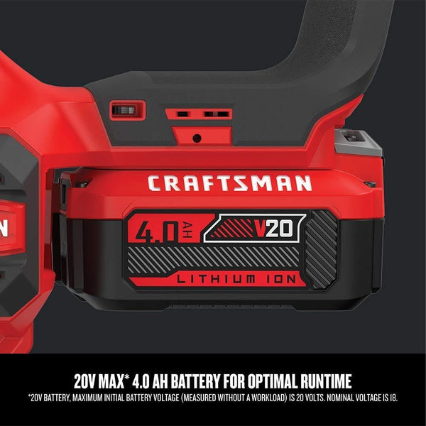 CRAFTSMAN V20 Cordless Chainsaw, 12-Inch (CMCCS620M1)