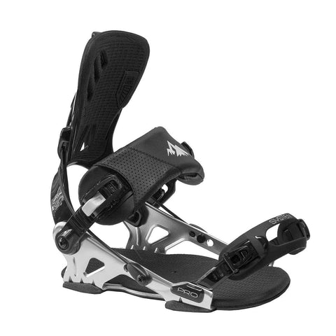 System Pro Freeride Men's Rear Entry Step in Style Snowboard Bindings 2020 (Large)