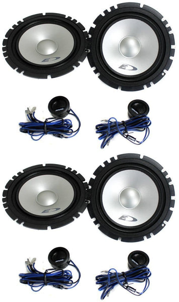 4 Alpine SXE-1750S 6.5" 560W Car 2 Way Component Audio Speakers Stereo SXE1750S