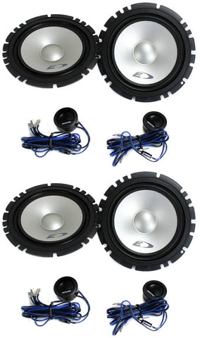 4 Alpine SXE-1750S 6.5" 560W Car 2 Way Component Audio Speakers Stereo SXE1750S