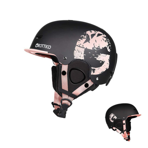 GROTTICO Ski-Snow Helmet for Kids-Youth-Women-Men - Snowboard Helmet with Visor Pass ASTM Certified Safety, 3 Sizes Options