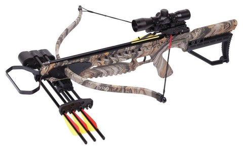 CenterPoint Tyro 4X Crossbow Camo Camouflage- Crossbow Package