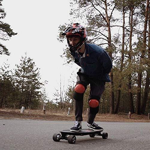 Electric Skateboard Longboard with Remote Control by AZBO | 2000W Dual Motor UL2272 Certified High Speed 25 MPH Motorized Wireless H6 Board | 18 Miles Max Range | LG Battery