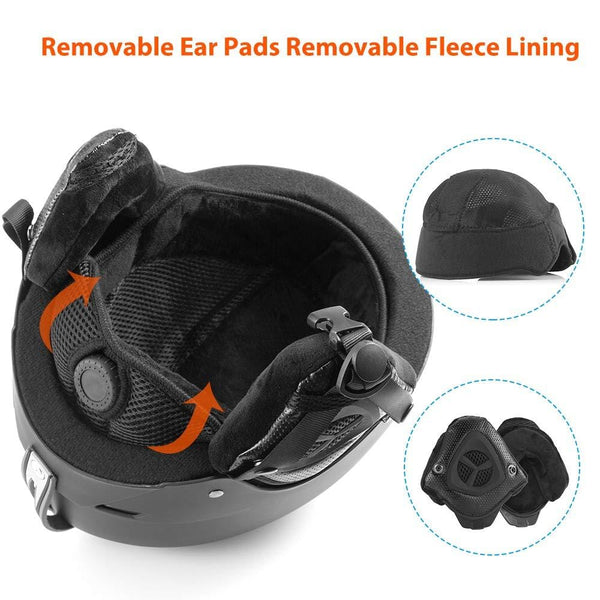 PHZ. Ski Helmet, Snowboard Helmet - Adjustable Venting, Goggles and Audio Compatible, Removable Liner and Ear Pads, Safety-Certified Snow Sports Helmet for Men, Women & Youth