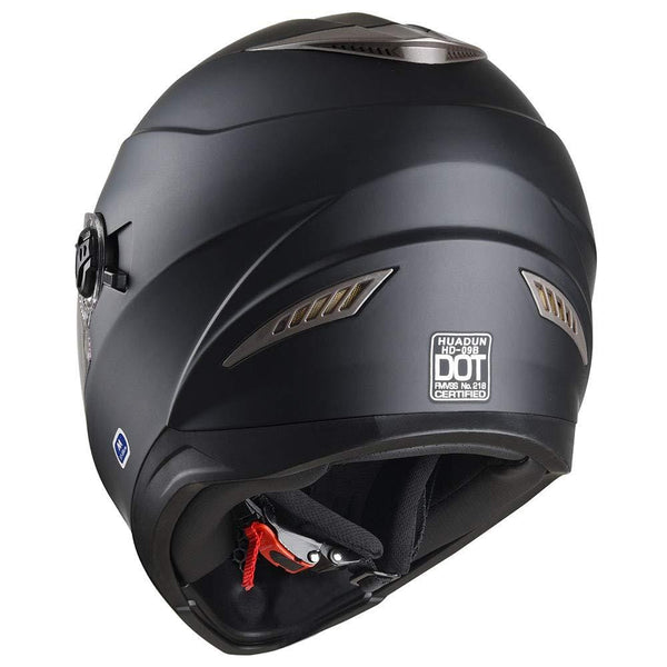 AHR DOT Motorcycle Full Face Helmet Dual Visors Sun Shield Lightweight ABS Motorbike Touring Sports