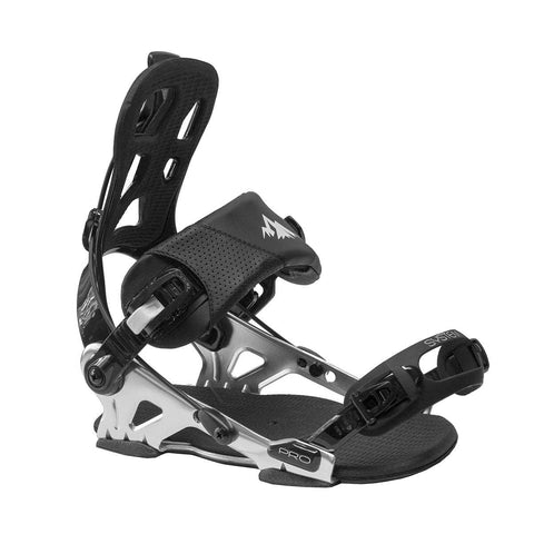 System Pro All Mountain Men's Rear Entry Step in Style Snowboard Bindings 2020 (Large)