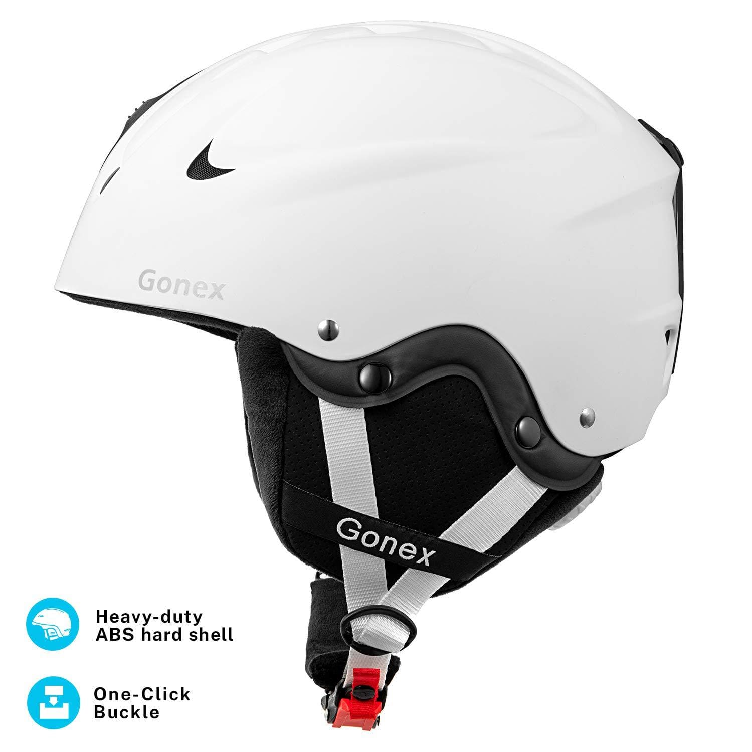 gonex ski helmet winter snow snowboard skate helmet Anon Logan WaveCel Black / Medium profile style Gonex Ski Helmet - ASTM