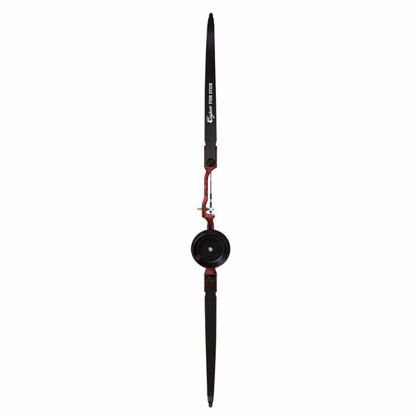 Cajun Fish Stick Take-Down Bowfishing Bow Set Includes Drum Reel with Line, Roller Rest, Arrow with Piranha Point, and Blister Buster Finger Pads