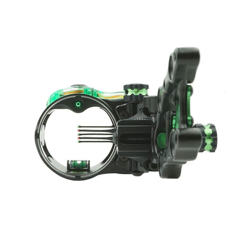 IQ Micro 5-Pin Right Hand Archery Bow Sight, Retina Lock Technology, All Aluminum, Multiple Bow and Quiver Mounting Points, Built-in Sight Level & Light Adapter.019 Pins