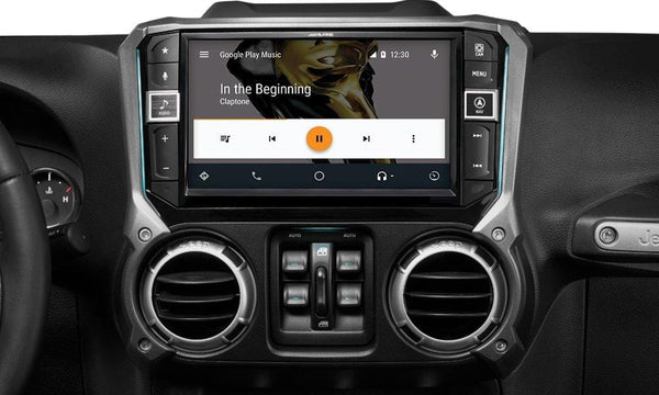 Alpine Electronics i209-WRA Mech-Less Restyle Dash System with Apple CarPlay & Android Auto for Jeep Wranglers, 9" (2011-2017)