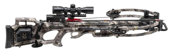 TenPoint Titan M1 370 FPS Crossbow with ProView 3 Scope and ACUdraw Cocking Kit with Three NAP Hunting Broadheads (4 Items)