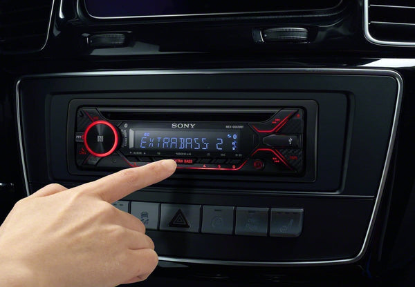 Sony MEXGS820BT GS, 160W Hi-Power, Variable Color, Dual BT, NFC, Songpal, Sxm, Dual USB, Dual AUX, 3 Pre 5V, EQ10, Extrabass, Aoa 2.0