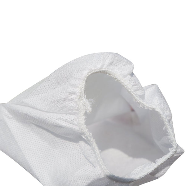 Raygard 30303 SMS Disposable Hooded Coveralls Suit Dust Chemical Protective Elastic Wrist, Ankles, Waist Zipper Front Closure for Spray Painting Medical Cleaning Work(2X-Large,White)