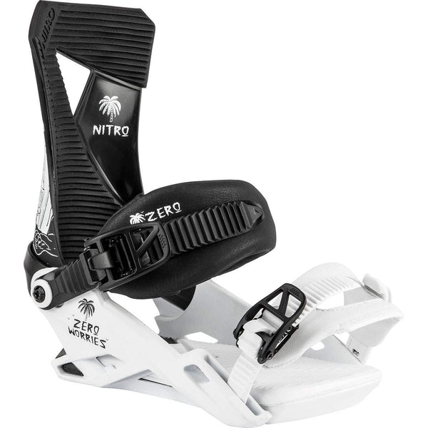Nitro Zero Snowboard Binding (Zero Worries Ii, Medium) - Men's