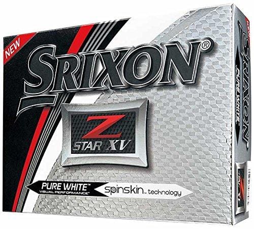 Srixon Z-Star XV 2017 Golf Balls, White (One Dozen)