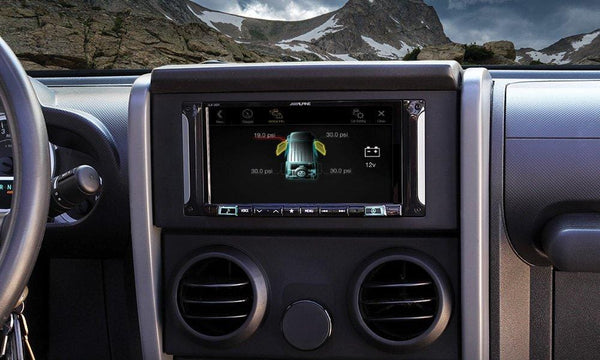 Alpine Electronics i207-WRA 7" Mech-Less Restyle Dash System with Apple Car Play & Android Auto for Jeep Wrangler (2007-2017)