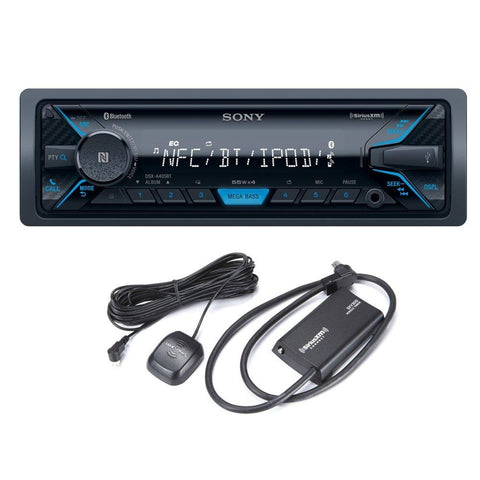 Sony DSX-A405BT Receiver with Bluetooth and Sirius XM tuner bundle