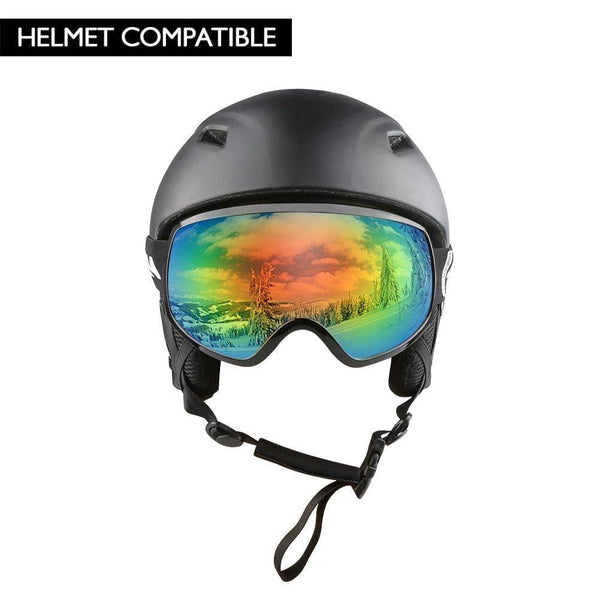 AKASO Ski Goggles, Snowboard Goggles - Anti-Fog, 100% UV Protection, Double-Layer Spherical Lenses, Helmet Compatible Snow Goggles for Men, Women & Youth (Explore Oregon Special Edition)