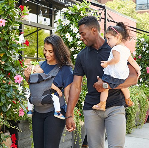 Contours Love 3-in-1 Child & Baby Carrier with 3 Seating Positions, Charcoal Gray