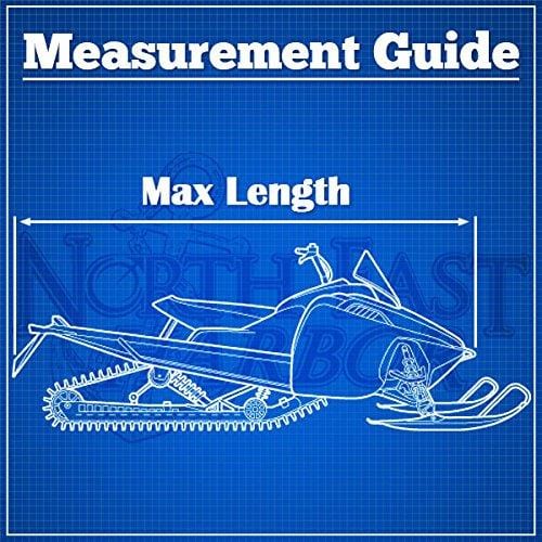 WATERPROOF TRAILERABLE SNOWMOBILE COVER COVERS FOR SKI DOO YAMAHA ARCTIC CAT POLARIS FITS LENGTH 105"-125"