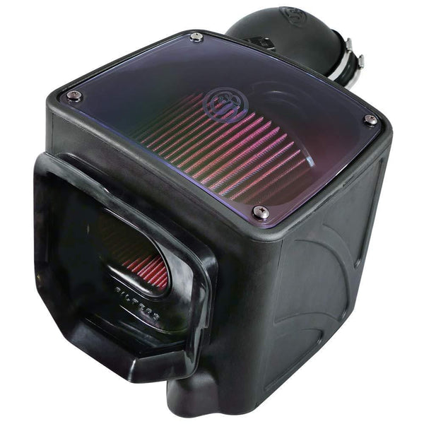 S&B Filters 75-5102 Cold Air Intake For 2004-2005 Chevy/GMC Duramax LLY 6.6L (Oiled Cleanable, 8-ply Cotton Filter)