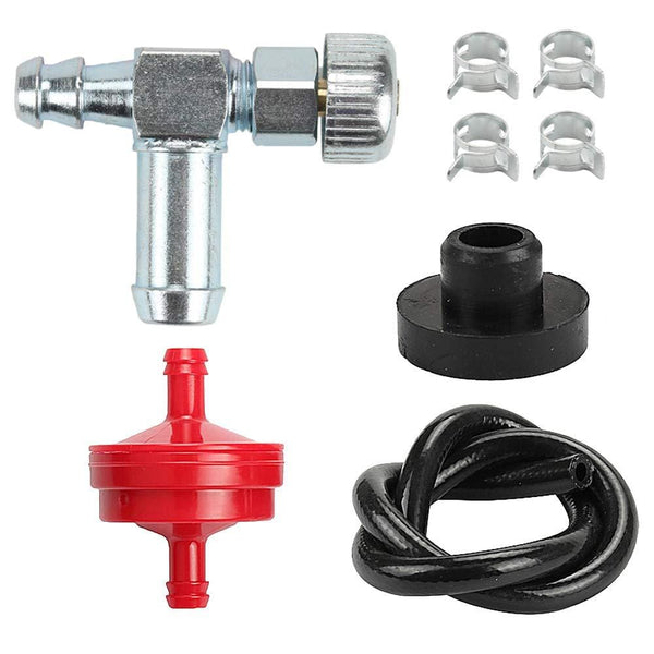 Allong Tank Fuel Hose Filter Gas Shut-Off Valve Grommet Bushing Fits 3000 5000 6250 Watts Craftsman Coleman Powermate Maxa Generac Honda GX240 Generator Snapper Snowblower Snow Thrower