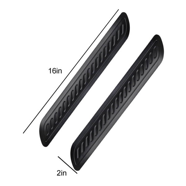 Car Bumper Guard Strips Rubber Anti-Scratch for Car SUV Pickup Truck Car Bumper Protector, 2 Packs