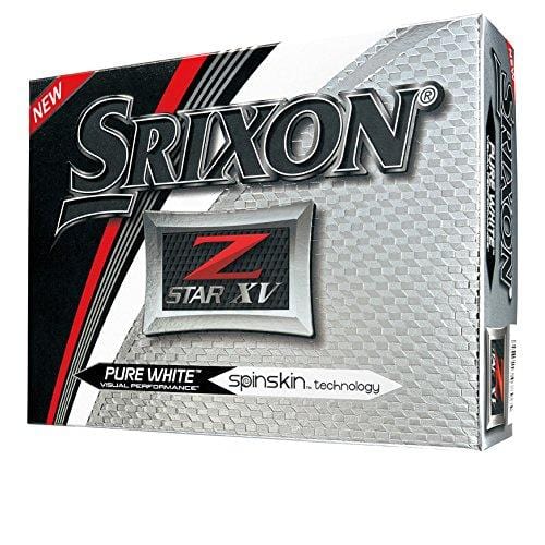 Srixon Z-Star XV 2017 Golf Balls, White (One Dozen)