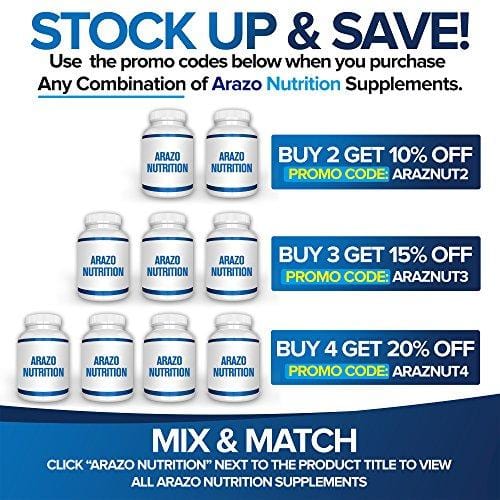Omega 3 Fish Oil 2250mg | HIGH EPA 1200MG + DHA 900MG Triple Strength Burpless Capsules | Arazo Nutrition (120 Count)