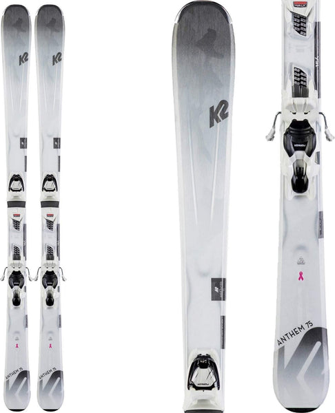 K2 Anthem 75 Womens Skis with ERP 10 Quikclik Bindings 2020-149cm