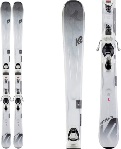 K2 Anthem 75 Womens Skis with ERP 10 Quikclik Bindings 2020-149cm